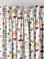 Cath Kidston Multi Wear Your Heart Made to Measure 100% Cotton Curtains - Image 5 of 9