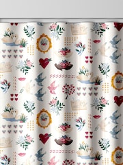 Cath Kidston Multi Wear Your Heart Made to Measure 100% Cotton Curtains - Image 8 of 9