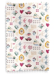 Cath Kidston Multi Wear Your Heart Made to Measure 100% Cotton Curtains - Image 9 of 9