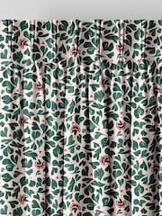 Cath Kidston Green Marble Hearts Made to Measure 100% Cotton Curtains - Image 5 of 9