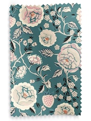 Cath Kidston Teal Green Strawberry Gardens Made to Measure Curtains - Image 7 of 9