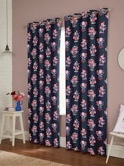 Cath Kidston Navy Blue Kingdom Posey Made to Measure Curtains - Image 2 of 9