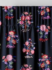 Cath Kidston Navy Blue Kingdom Posey Made to Measure Curtains - Image 4 of 9
