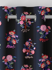 Cath Kidston Navy Blue Kingdom Posey Made to Measure Curtains - Image 5 of 9