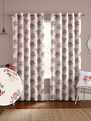 Cath Kidston Pink Kingdom Posey Made to Measure 100% Cotton Curtains - Image 1 of 9