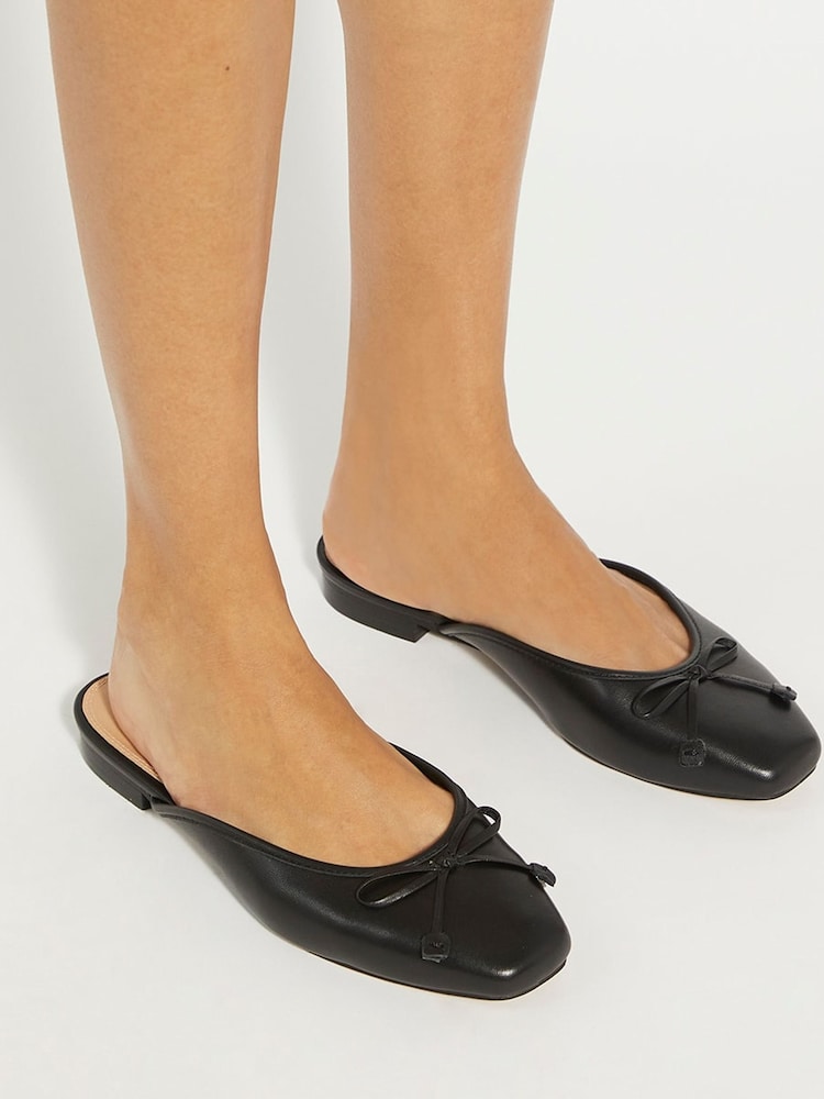 Dune London Black Haylas Ballerina Shoes - Image 1 of 6 Dune London Black Haylas Ballerina Shoes - Image 1 of 6