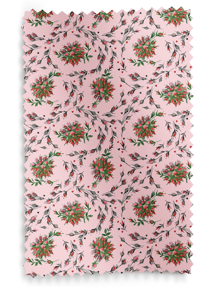Cath Kidston Pink Forever Rose Made to Measure Curtains - Image 9 of 9