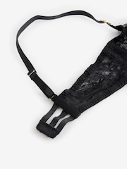 Black Non Pad Balcony Lace Bra A-E - Image 8 of 9