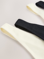 Black/Cream Ultimate Comfort Seamless Non Wire Bras 2 Pack - Image 10 of 11