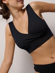 Black/Cream Ultimate Comfort Seamless Non Wire Bras 2 Pack - Image 5 of 11