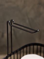 Black Wire Toilet Roll Holder Storage - Image 2 of 3
