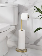 Gold Pearl Pivot Top Toilet Roll Holder - Image 1 of 5
