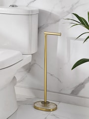 Gold Pearl Pivot Top Toilet Roll Holder - Image 2 of 5