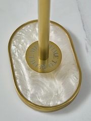 Gold Pearl Pivot Top Toilet Roll Holder - Image 3 of 5