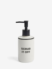Dispensador de sabão Scrub it Off com slogan - Imagem 3 de 3