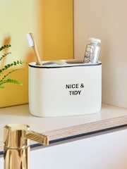 Slogan Nice & Tidy Toothbrush - Image 1 of 3