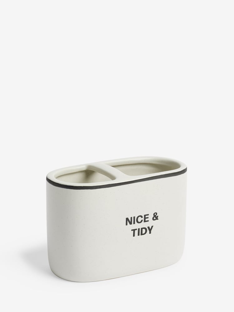 Slogan „Nice & Tidy“ Zahnbürste - Bild 3 von 3 Slogan „Nice & Tidy“ Zahnbürste - Bild 3 von 3
