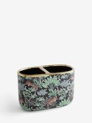 Black Tiger Print Toothbrush Tidy - Image 3 of 3