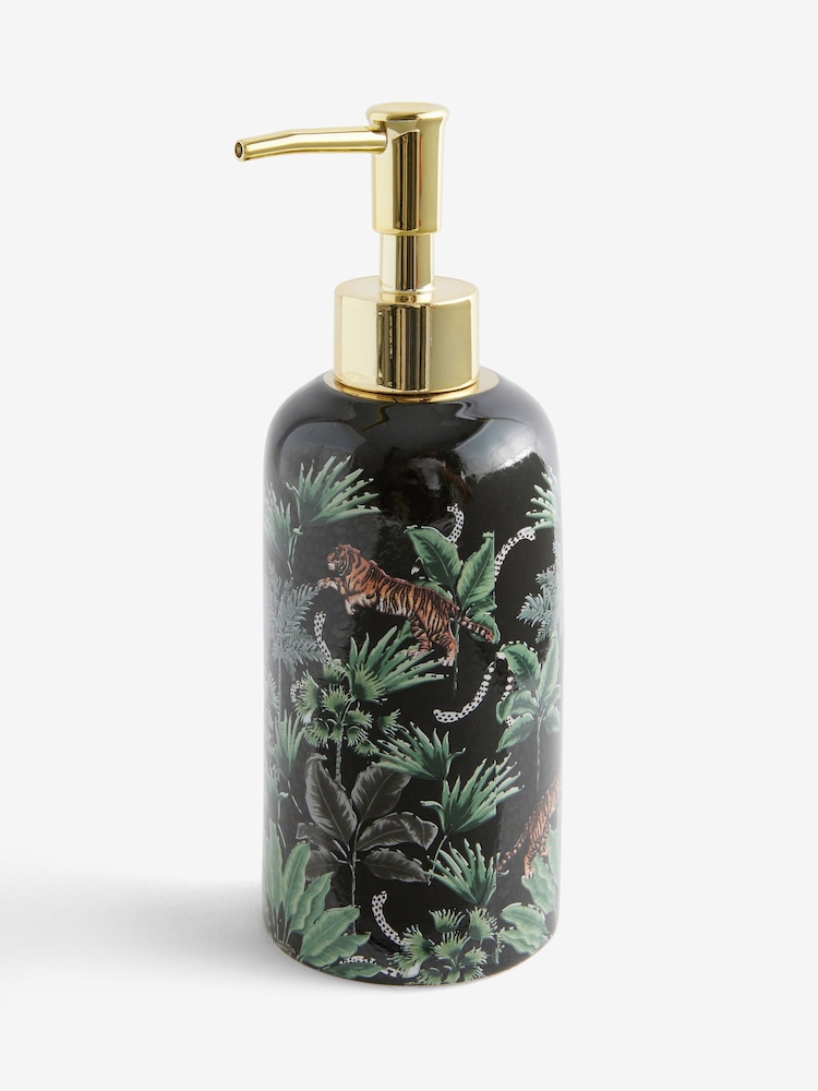 Black Tiger Print Soap Dispenser - Image 3 of 3