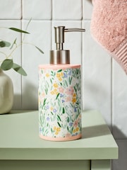 Multi Floral Print Soap Dispenser - Image 1 of 3