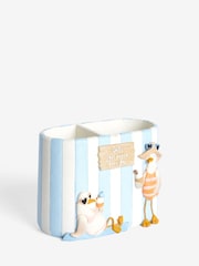 Blue Stripe Seagull Toothbrush Tidy - Image 3 of 3