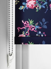 Cath Kidston Navy Blue Ribbon Roses Made to Measure Roller Blind - Image 4 of 6