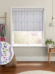 Cath Kidston Purple Sweet Pea Stripe Made to Measure Roller Blind - Image 1 of 6