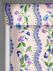 Cath Kidston Purple Sweet Pea Stripe Made to Measure Roller Blind - Image 3 of 6