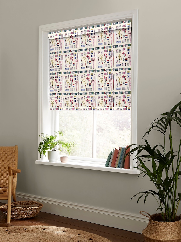 Cath Kidston Cream Artist Curator Made to Measure Roller Blind - Image 2 of 6