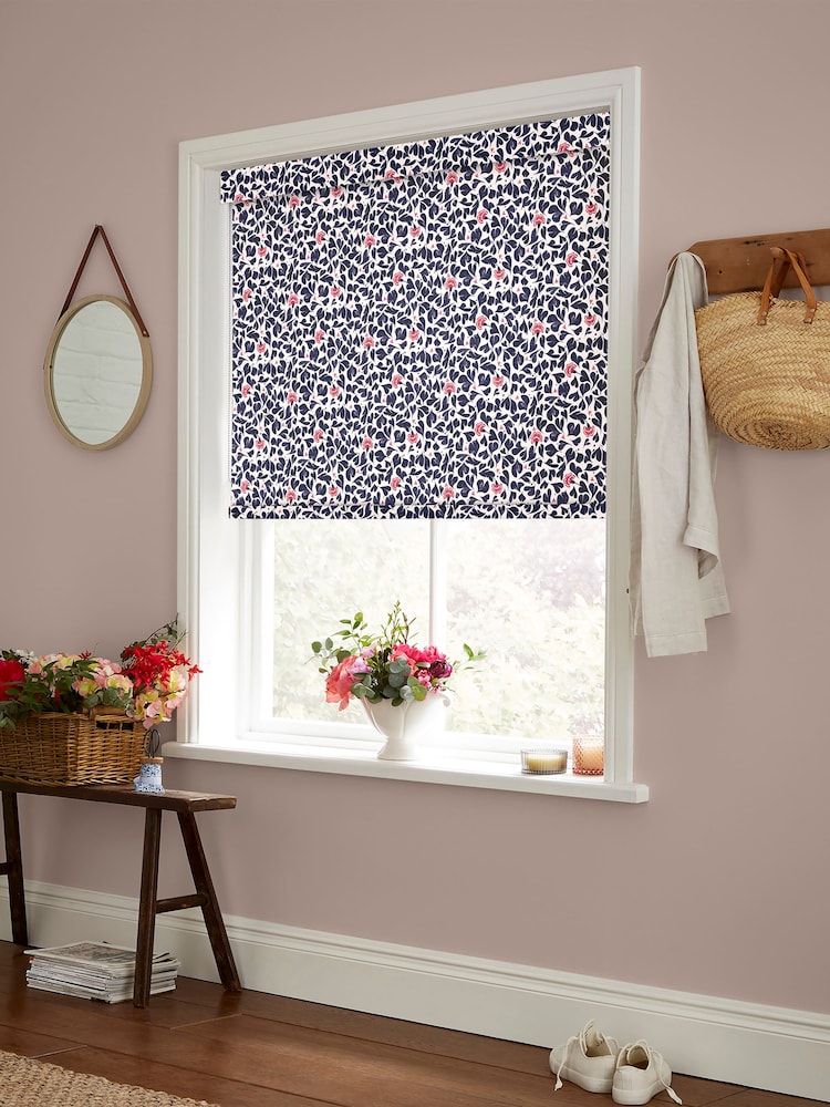 Cath Kidston Blue Marble Hearts Made to Measure Roller Blind - Image 2 of 6