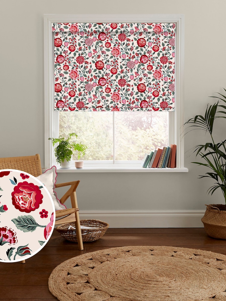 Cath Kidston Red Strawberry Gardens Made to Measure Roller Blind - Image 1 of 6