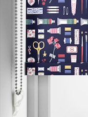 Cath Kidston Navy Blue Artist Curator Made to Measure Roller Blind - Image 4 of 6
