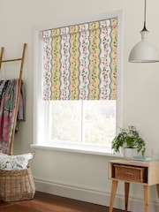 Cath Kidston Yellow Sweet Pea Stripe Made to Measure Roller Blind - Image 2 of 6