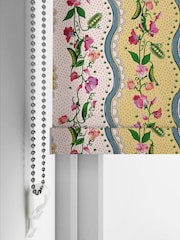 Cath Kidston Yellow Sweet Pea Stripe Made to Measure Roller Blind - Image 4 of 6