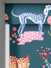 Cath Kidston Teal Blue Puppy Fields Made to Measure Roller Blind - Image 3 of 6