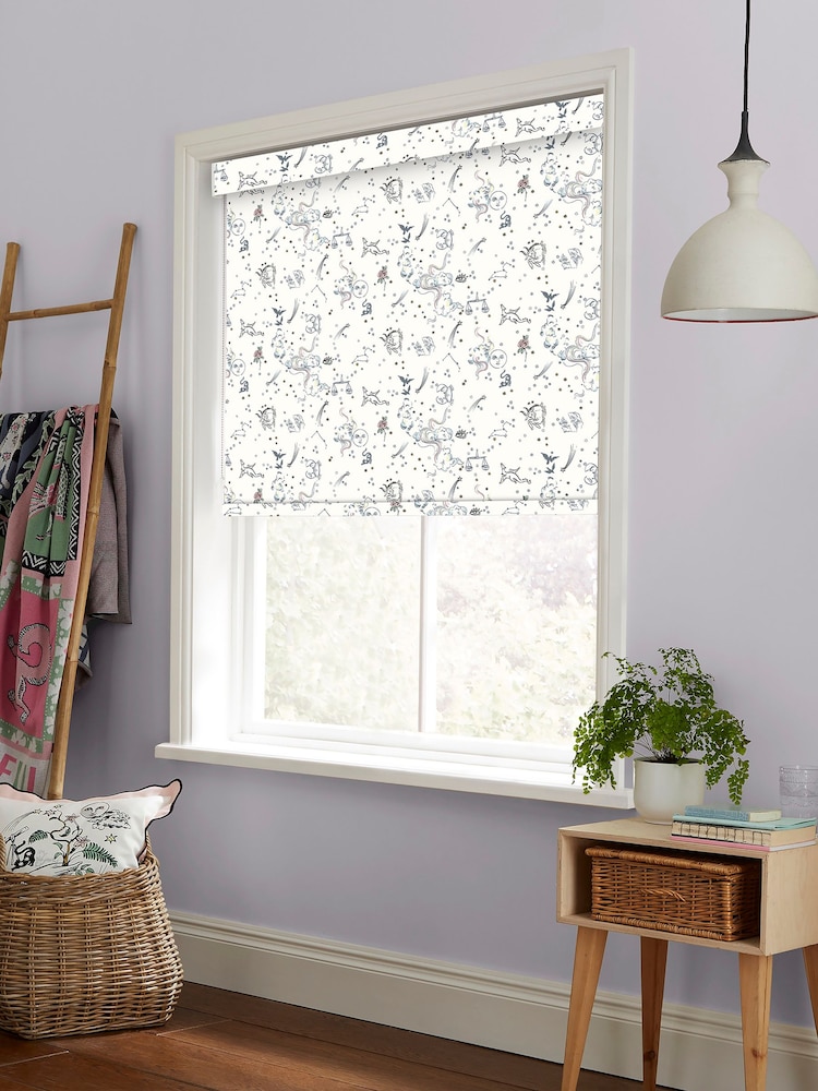 Cath Kidston White Baby Celestial Made to Measure Roller Blind - Image 2 of 6