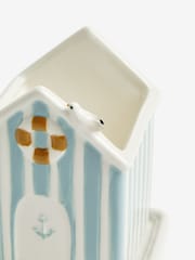 Blue Seaside Lighthouse Soap Dispenser, Tidy and Tray Set - Image 3 of 4