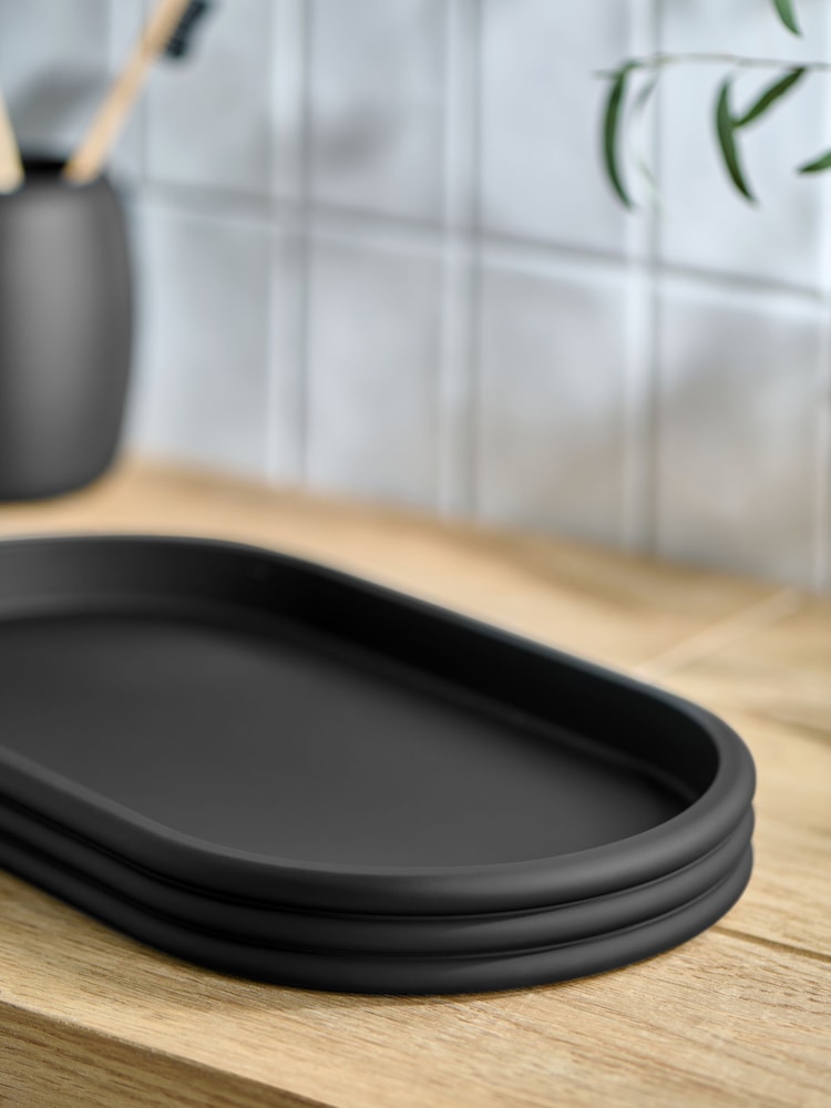 Black Moderna Soft Touch Storage Tray - Image 2 of 3