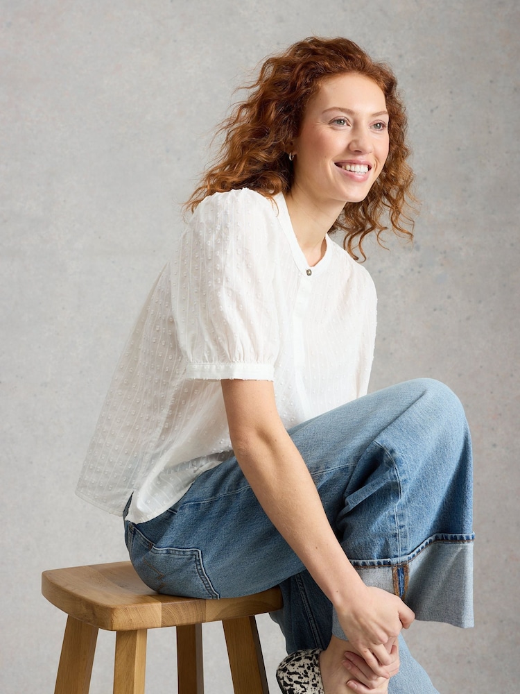 White Stuff White Lana Top - Image 1 of 6 White Stuff White Lana Top - Image 1 of 6