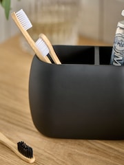 Black Moderna Soft Touch Double Toothbrush Tidy - Image 2 of 3