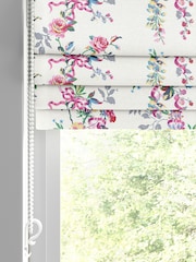 Cath Kidston Cream Ribbon Roses Made to Measure 100% Cotton Roman Blind - Image 2 of 6