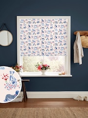 Cath Kidston Blue Puppy Fields Made to Measure 100% Cotton Roman Blind - Image 1 of 6