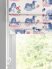 Cath Kidston Blue Puppy Fields Made to Measure 100% Cotton Roman Blind - Image 4 of 6