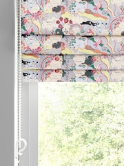Cath Kidston Multi Silver Linings Made to Measure 100% Cotton Roman Blind - Image 4 of 6