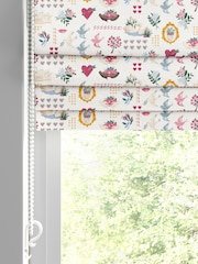 Cath Kidston Multi Wear Your Heart Made to Measure 100% Cotton Roman Blind - Image 2 of 6