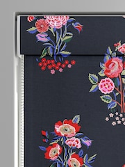 Cath Kidston Navy Blue Kingdom Posey Made to Measure 100% Cotton Roman Blind - Image 3 of 6