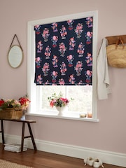Cath Kidston Navy Blue Kingdom Posey Made to Measure 100% Cotton Roman Blind - Image 5 of 6