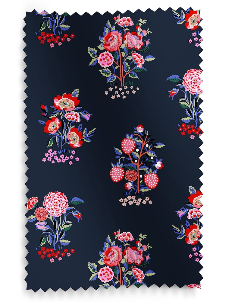 Cath Kidston Navy Blue Kingdom Posey Made to Measure 100% Cotton Roman Blind - Image 6 of 6