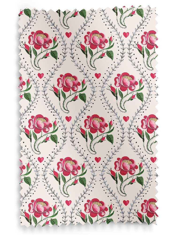 Cath Kidston Rose Pink Cherished Made to Measure 100% Cotton Roman Blind - Image 6 of 6
