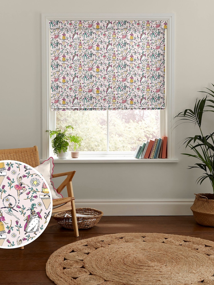 Cath Kidston Multi Standing Ovation Made to Measure 100% Cotton Roman Blind - Image 1 of 6